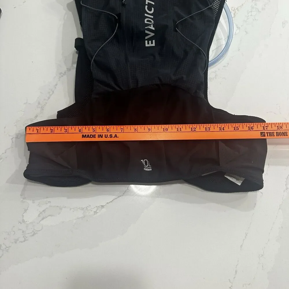 Decathlon Evadict 10L Running Hydration Pack Vest Black M-L